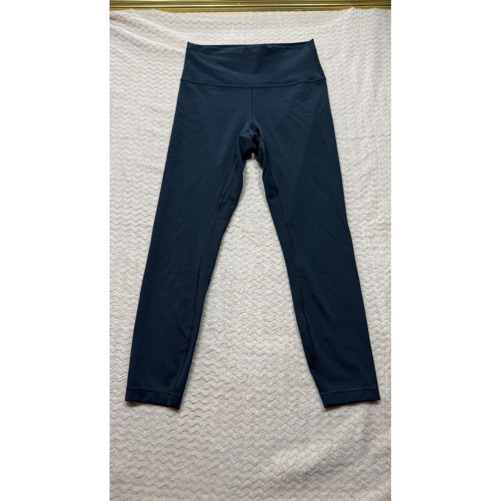 Lululemon Wunder Under High Rise 25 Leggings Size 8 Dark Teal Navy W5CD0S